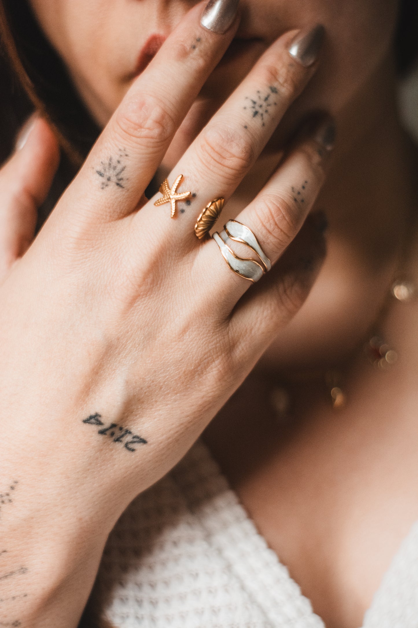 Bague coquillage
