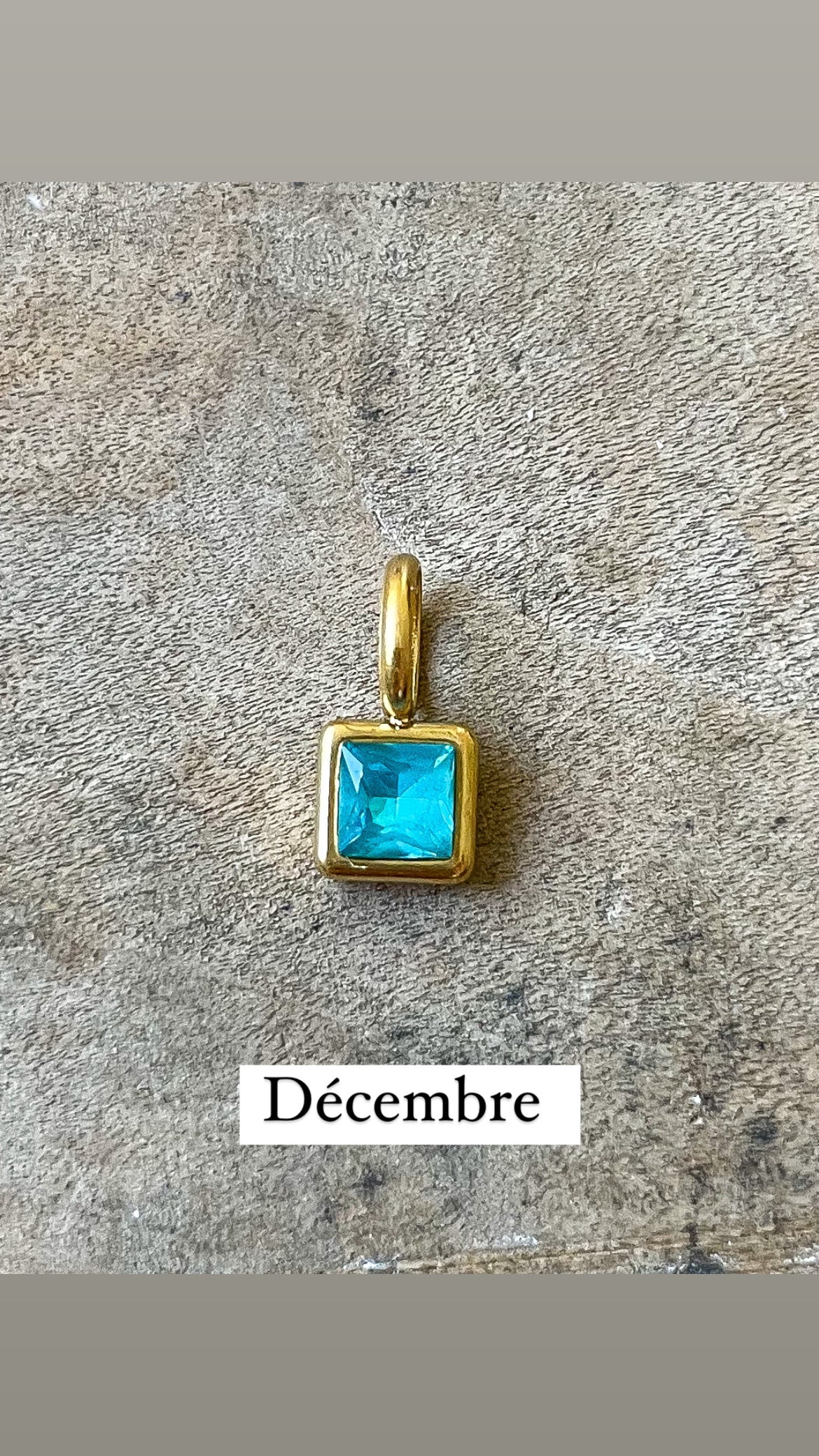 Breloque PIERRE DE NAISSANCE