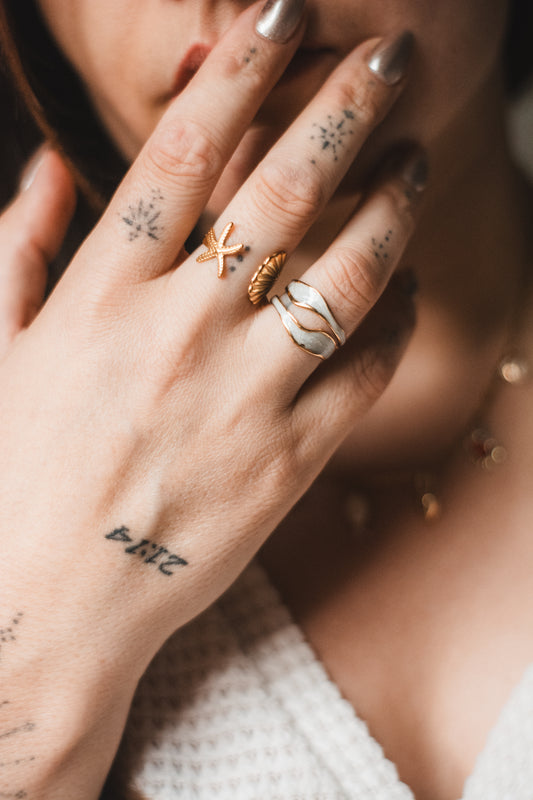 Bague coquillage